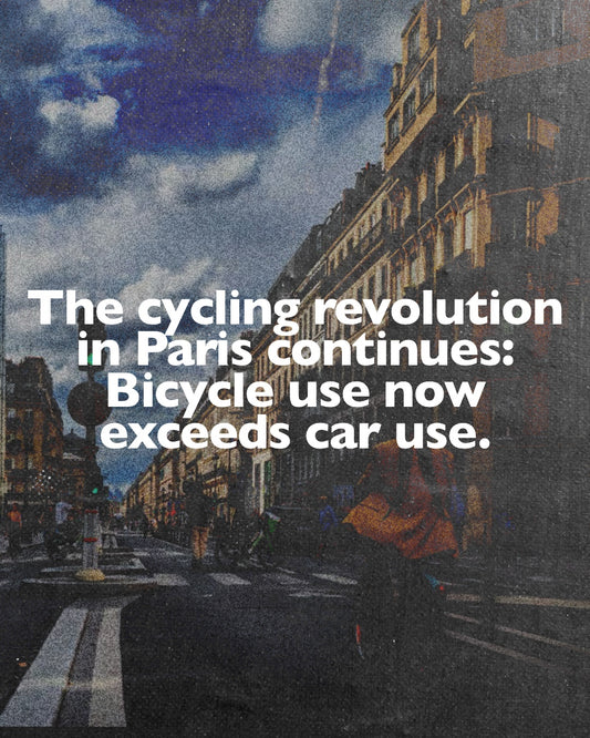 The cycling revolution in Paris continues: Bicycle use now exceeds car use